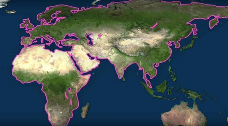 どこからどこまでの世界最長の自動車ルートは何ですか？（船に乗ったり、意図的に長いルートを取ったりせずに）