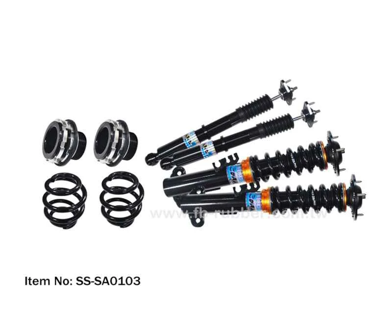 ハッチバックのショックアブソーバーを改造したら、後輪が大きく跳ねるようになりました。改善方法はありますか？